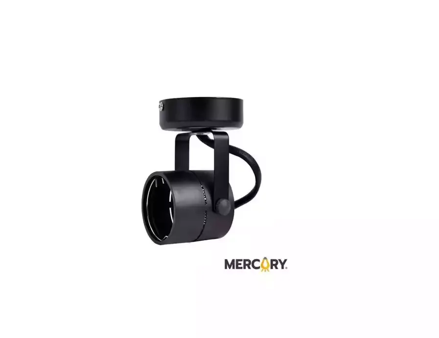 SPOT SUPERFICIAL GU10 REDONDO NEGRO MERCURY