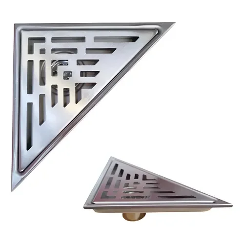REJILLA TRIANGULAR 20X20X28 CM ACERO INOX