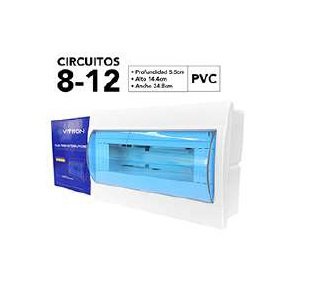 CAJA P/BREAKER TERMOMAGNETICO 8-12 CIRC VITRON