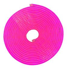 KIT CINTA NEON ROSADA 5MTS 12V CLV