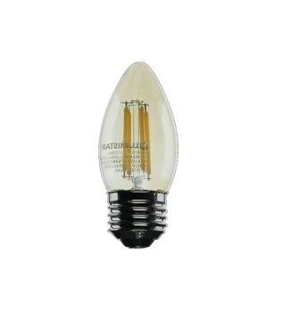 BOMBILLO LED VINTAGE VELA FILAMENTO 4W E27 LUZ CALIDA LUMISTAR