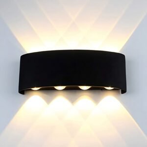 APLIQUE PARED 4 FOCOS NEGRA 20W ILUM-VEN