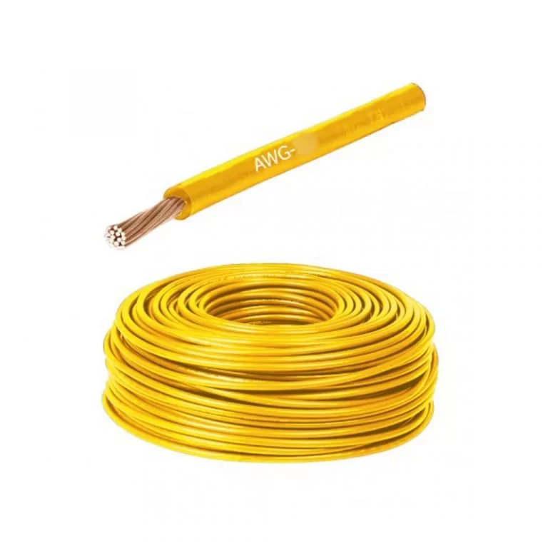 METRO CABLE #10 CABEL AMARILLO