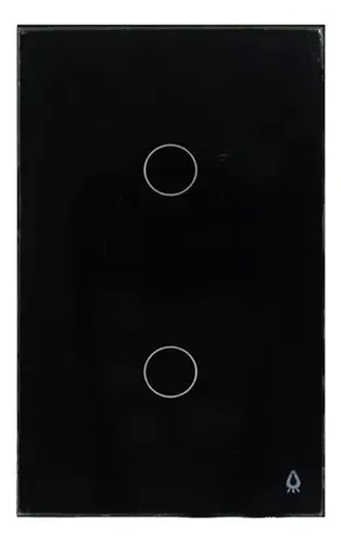 INTERRUPTOR DOBLE SMART C/NEGRO WI-FI MERCURY
