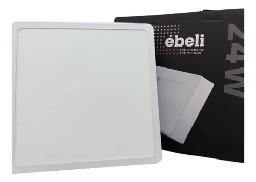 PANEL LED 24W P/EMPOTRAR CUADRADO EBELI