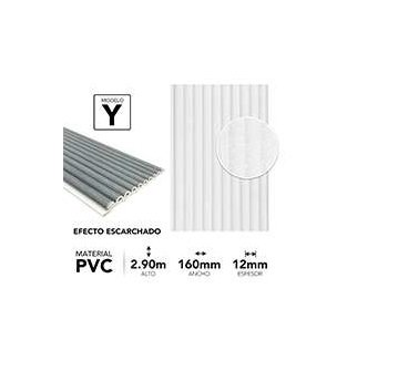 LAMINA DEC. ONDULADA 16CM X 2.9M Y-N5 GENERICO IMPOR
