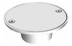 REJILLA REDONDA CIEGA CUELLO LARGO DE 1 1/4” DE ALUMINIO