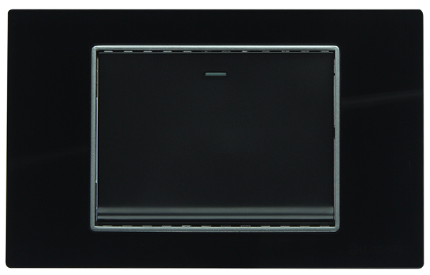 INTERRUPTOR SENCILLO NEGRO ELITE LUMISTAR