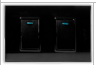 INTERRUPTOR DOBLE NEGRO ECONOMICO IGOTO