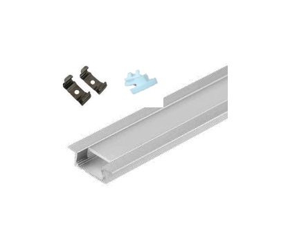 PERFIL EMPOTRABLE PARA CINTA LED 1MT LUMISTAR