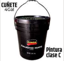 PINTURA PINCO CAUCHO BLANCO CUÑETE 4G