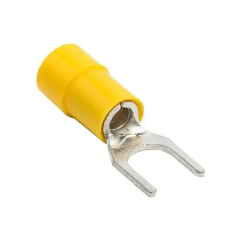 TERMINAL TIPO HORQUILLA AMARILLO