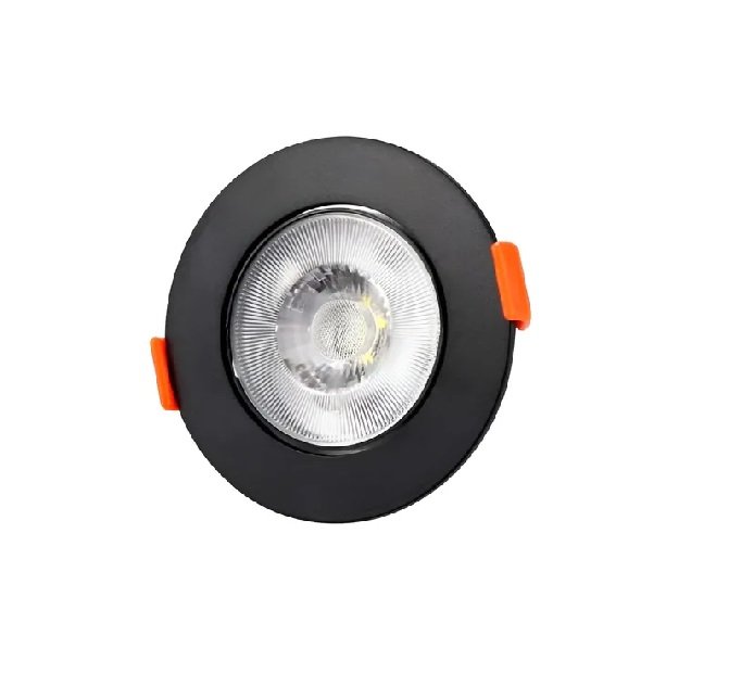 BALA LED 5W 3000K NEGRA REDONDA MERCURY