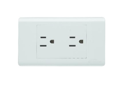 TOMA DOBLE BLANCO ELITE LUMISTAR