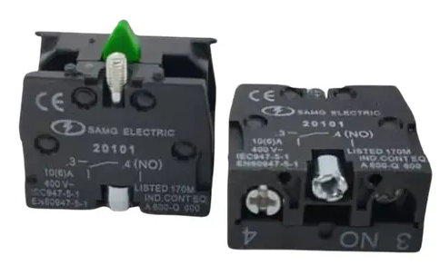 BLOQUE DE CONTACTO PEQUEÑO C/VERDE NO SAMG ELECTRIC