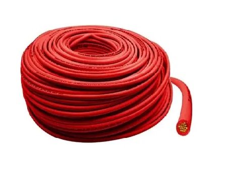 ROLLO DE CABLE #8 ROJO RUSSMAX (100 MTS)