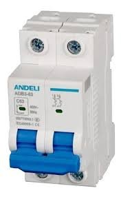 BREAKER TERMOMAGNETICO 2x20A ANDELI