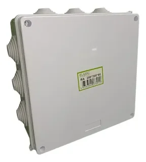 CAJA DE PASO 200X200X80 PLASTICA CLASSIC LUX