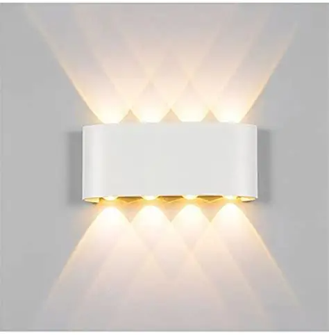 APLIQUE D/PARED 4 FOCOS 8W LUZ CALIDA PROITALY