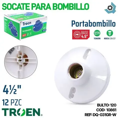 SOCATE PLAFON PLASTICO TROEN