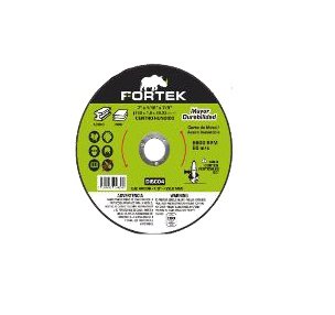 DISCO DE CORTE EXTRAFINO PLANO P/METAL 7"x1/16"x7/8" FORTEK