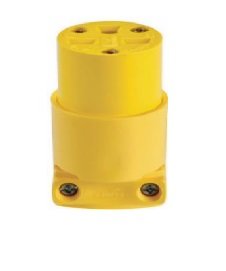 TOMA AEREA VINIL AMARILLO 15A+T 250V EATON