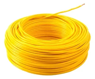 ROLLO DE CABLE #12 AMARILLO RUSSMAX (100 MTS)