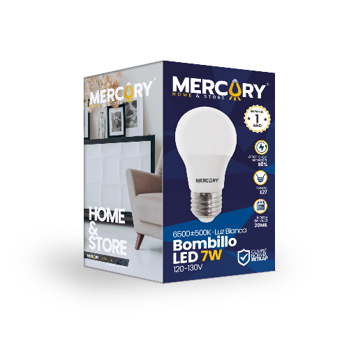 BOMBILLO LED 7W MERCURY