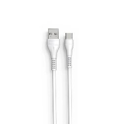 CABLE ECONOMICO TIPO C 1M 2AMP BLANCO HEA TEL PV58BC