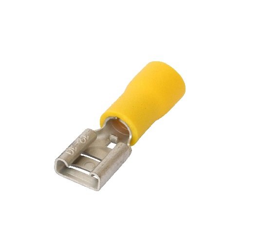 TERMINAL TIPO HEMBRA AMARILLO