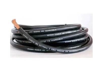 METRO CABLE BATERIA #2 NEGRO CABLESCA