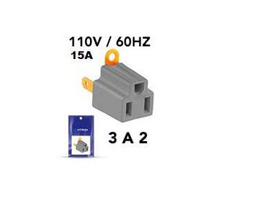 ENCHUFE ADAPTADOR 110V VITRON
