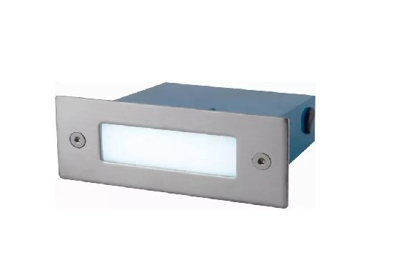 LÁMPARA LED 12W METAL P/ESCALERAS RECTANGULAR EMPOTRADA ILUM-VEN