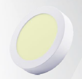 PANEL LED 12W LUZ CALIDA SUPERFICIAL REDONDO EBELI