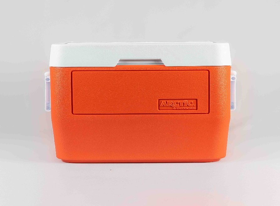 CAVA HIELERA ARTIC 34QT 32LITROS C/NARANJA DECOCAR
