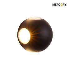APLIQUE LED BALL 360 12W NEGRO/3000K MERCURY