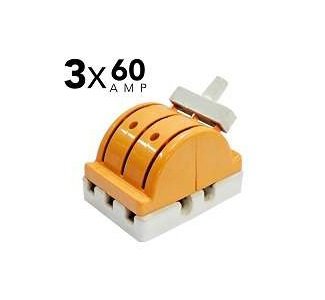 CUCHILLA ELECTRICA 2 PASE 3X60AMP VITRON