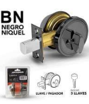 CERRADURA ARMOR 101 BN NEGRO NIQUEL