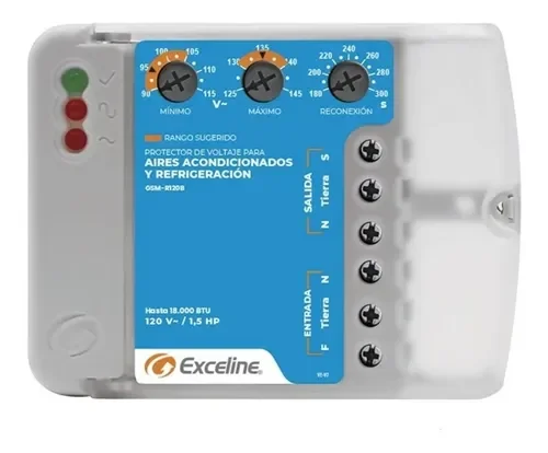 PROTECTOR A/A Y REFRIG C/C 120V EXCELINE