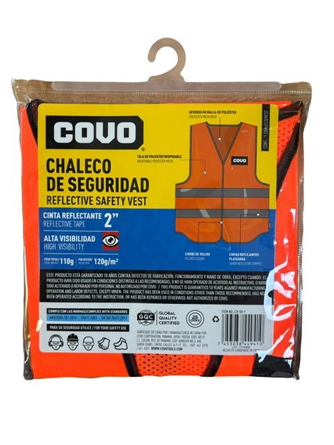 CHALECO DE SEGURIDAD COVO