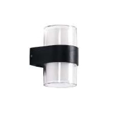 APLIQUE DECORAT NEGRO 10W LUZ CALIDA EXXEL