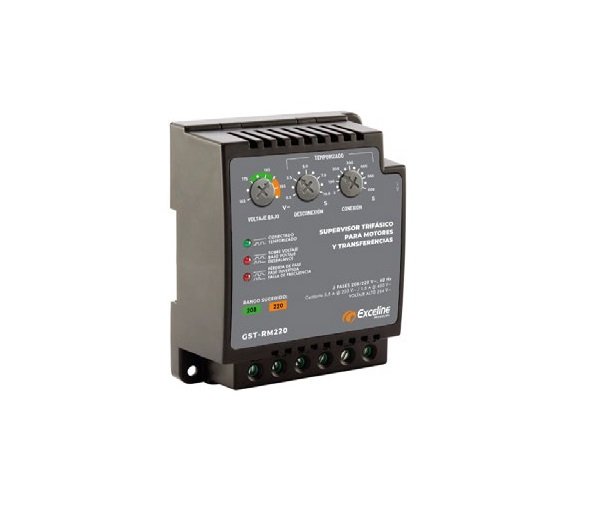 SUPERVISOR TRIFASICO P/MOTORES, TRANSF Y SISTEMAS DE DISTRIB 220V EXCELINE