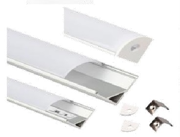 PERFIL ESQUINERO PARA CINTAS LED 2MT LUMISTAR