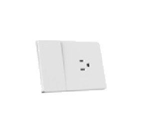 INTERRUPTOR + TOMA PRISMA 3WAY BLANCO 16A LUMISTAR