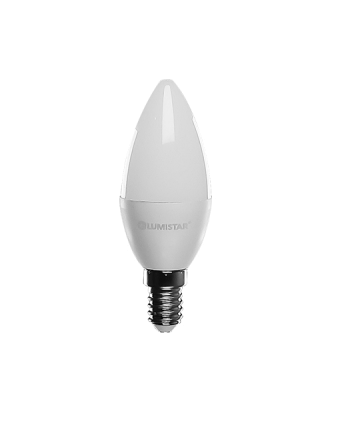 BOMBILLO LED VELA 5W E14 LUZ CALIDA LUMISTAR