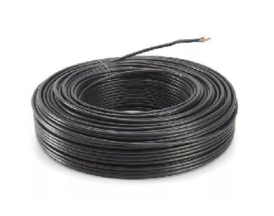 ROLLO CABLE #8 THHN TRIC NEGRO