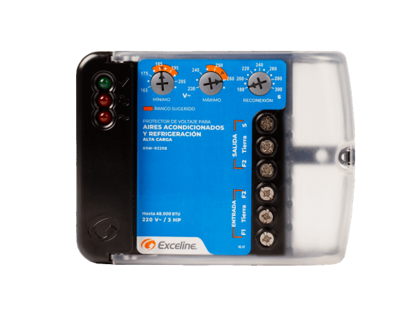 PROTECTOR A/A Y REFRIG C/C REGULABLE 220V C/C EXCELINE