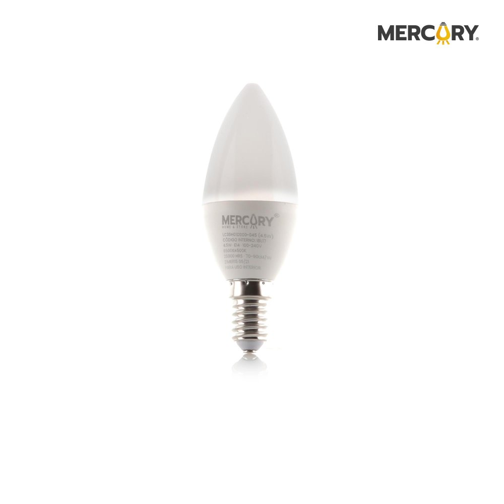 BOMBILLO LED VELA 5W E14 MERCURY