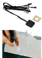 SENSOR TOUCH INVISIBLE P/ESPEJO Y LAMINAS ON-OFF DIMMER GF LIGHTING
