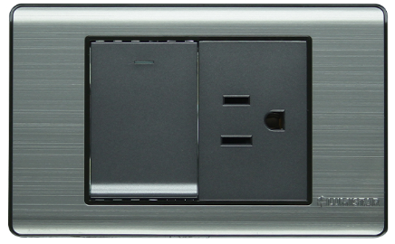 INTERRUPTOR + TOMA PLATA ELITE LUMISTAR